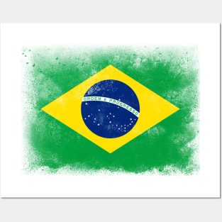 Brazil Flag Posters and Art